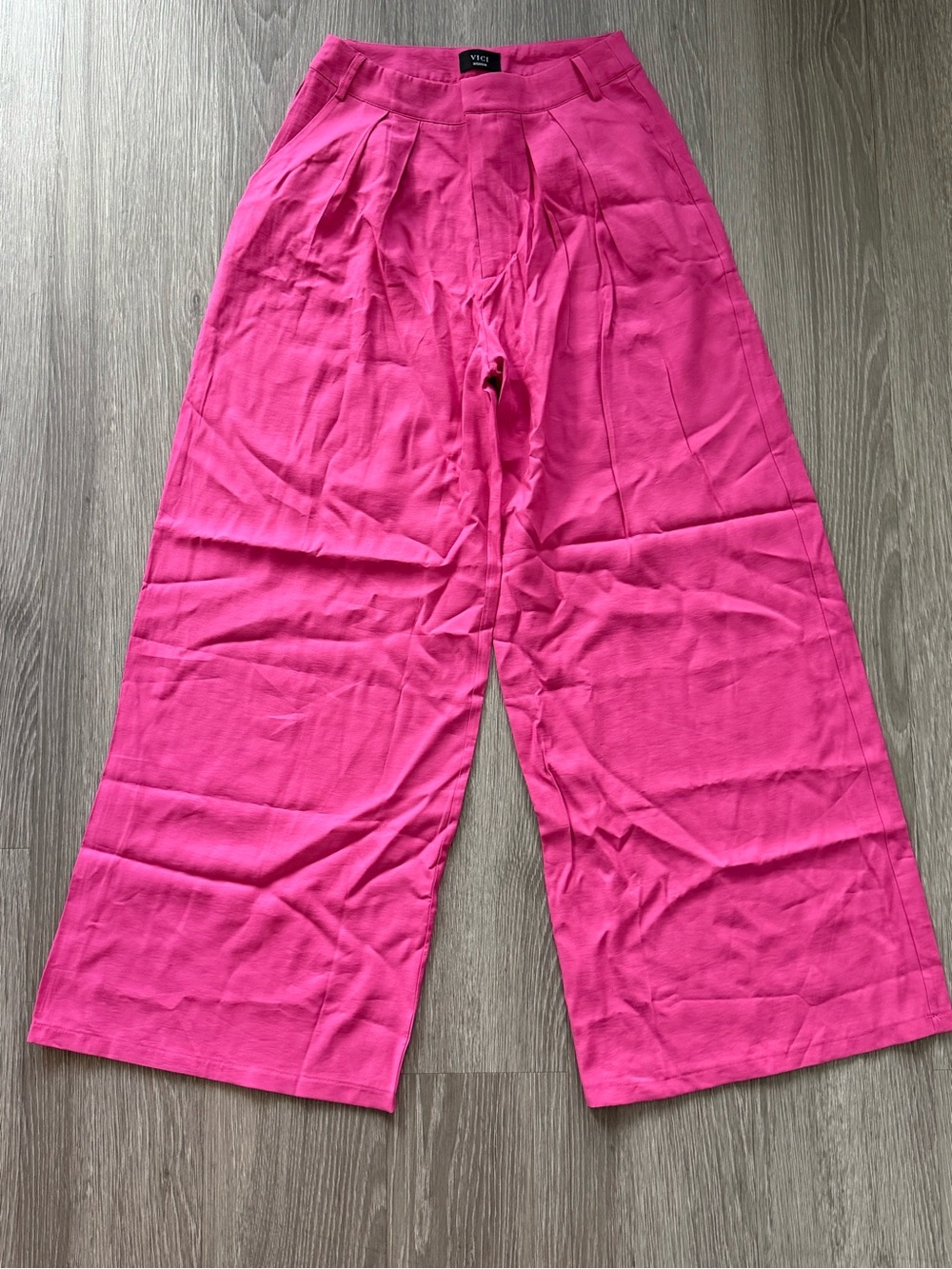 Vici Hot Pink High-Waist Trousers